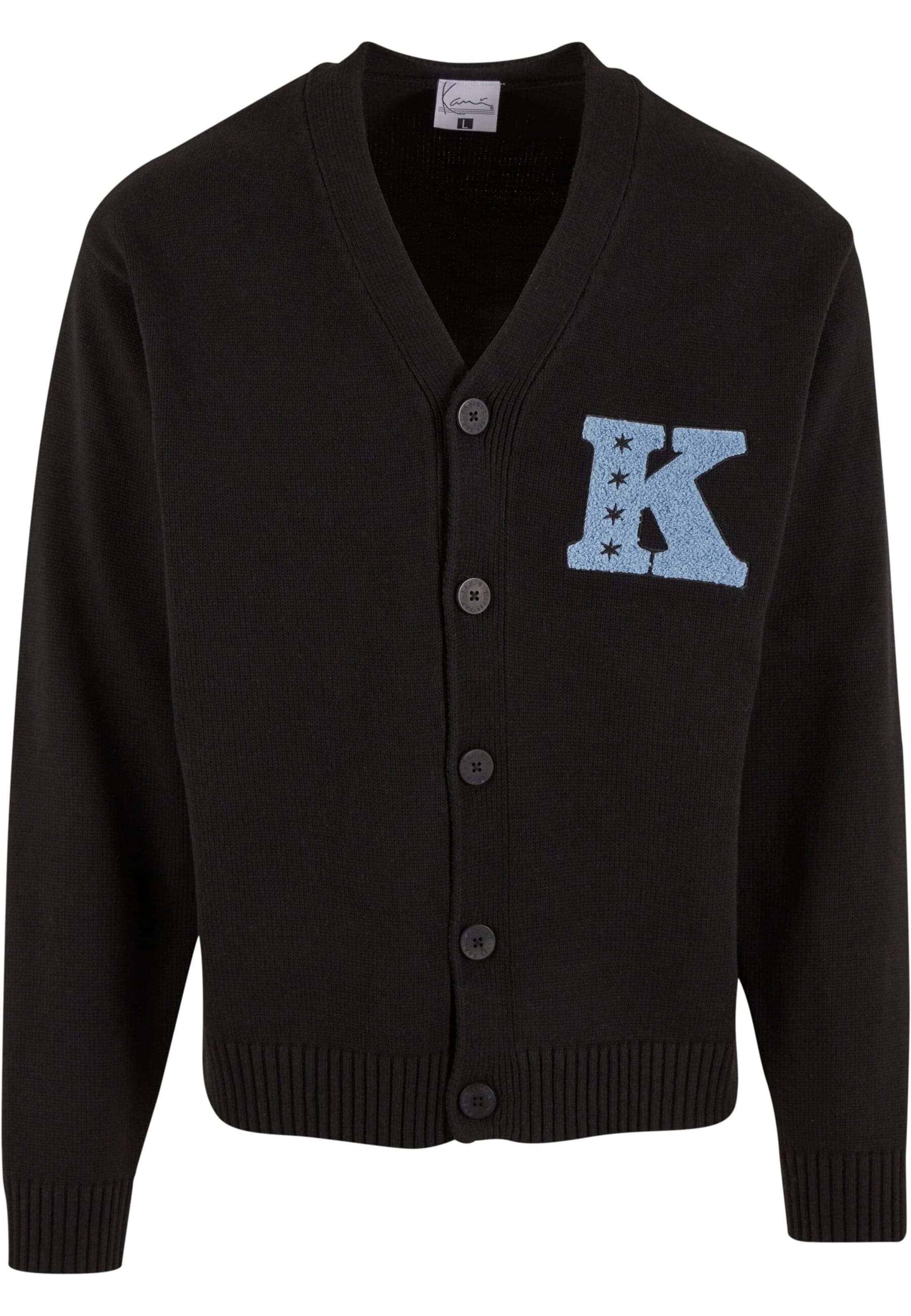 Giacchetta 'Star' di Karl Kani in nero: frontale