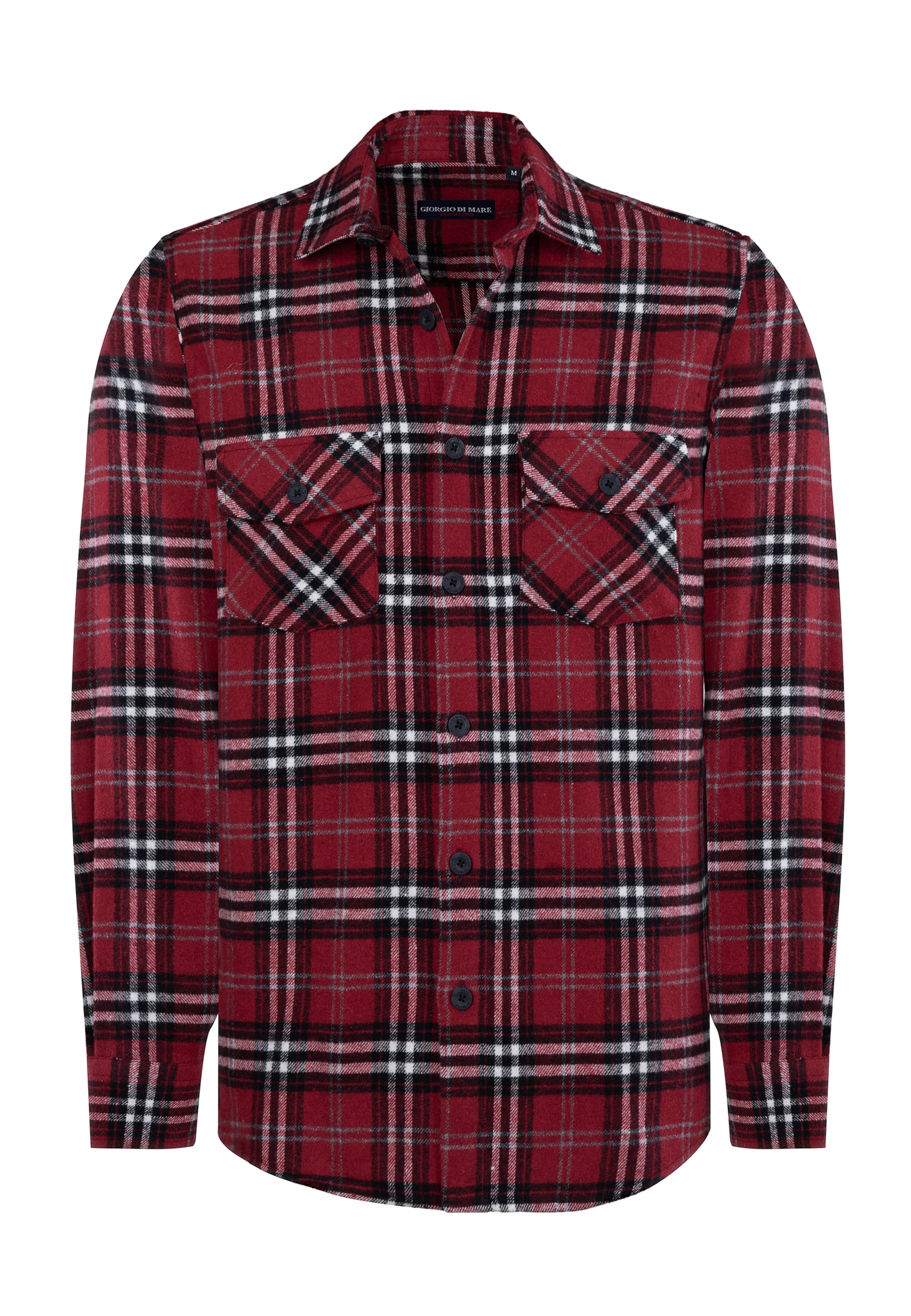 Giorgio di Mare Button Up Shirt in Red: front