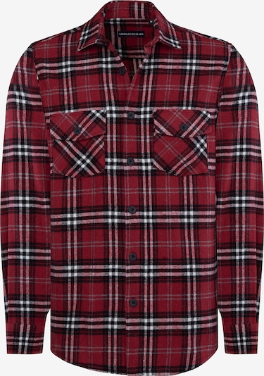 Giorgio di Mare Button Up Shirt in Red / Black / White, Item view