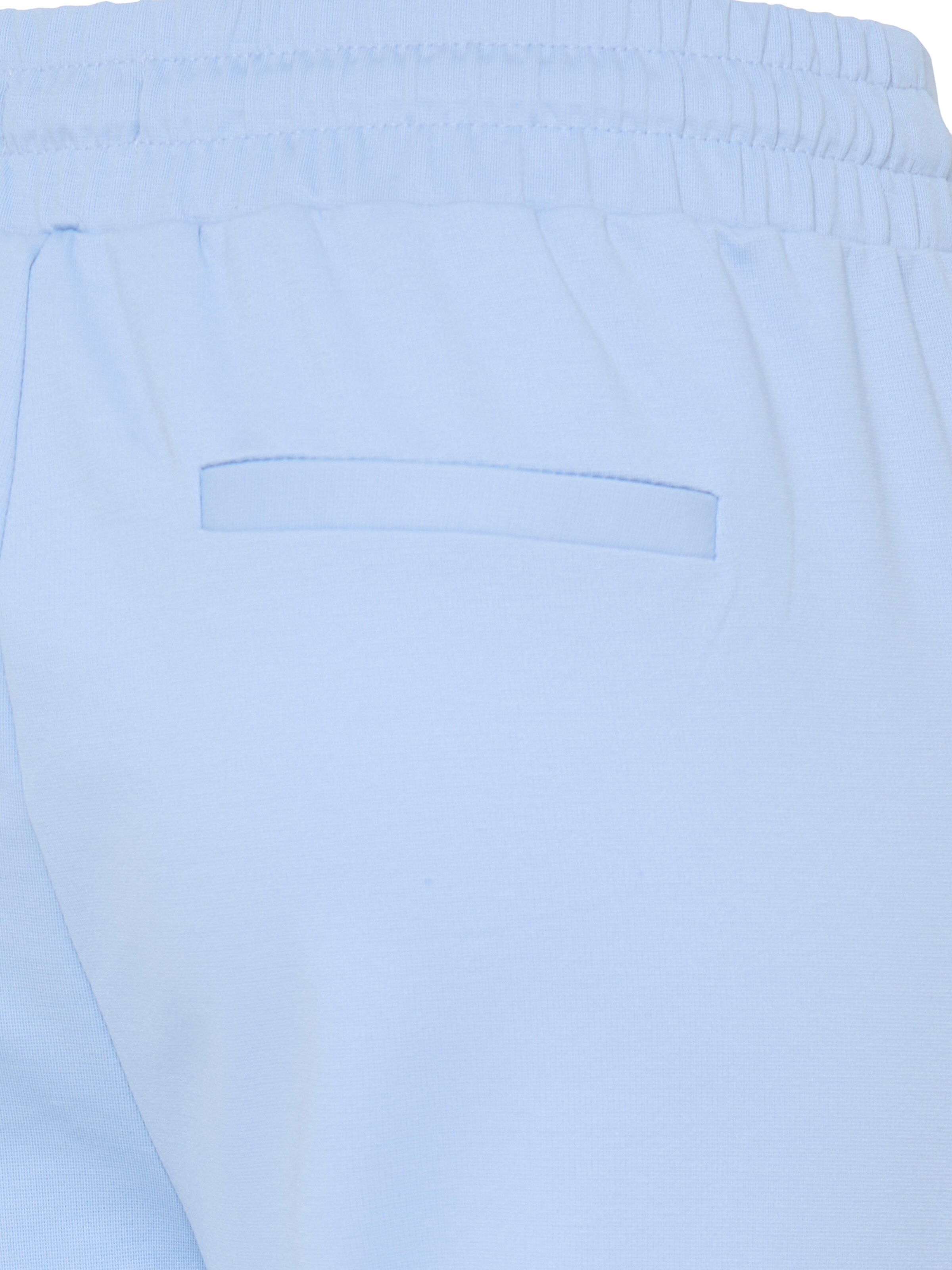 ICHI Tapered Pleat-Front Pants 'IHKATE' in Blue