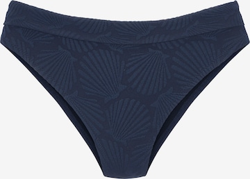 Slip costum de baie de la s.Oliver pe albastru: față