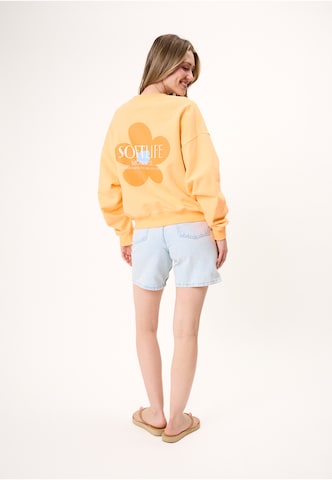 OH APRIL Sweatshirt 'Soft Life' in Orange