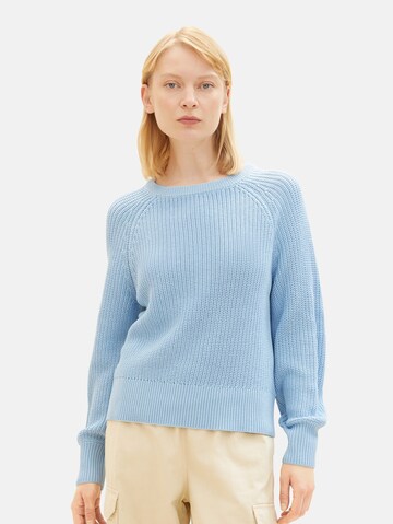 TOM TAILOR DENIM Pullover in Blau: predná strana