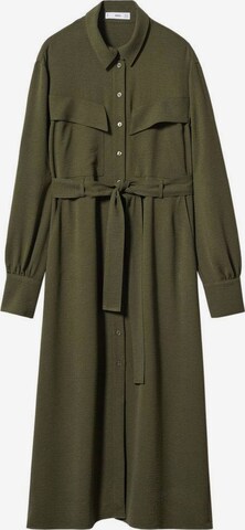 Robe-chemise 'Wishes' MANGO en vert : devant