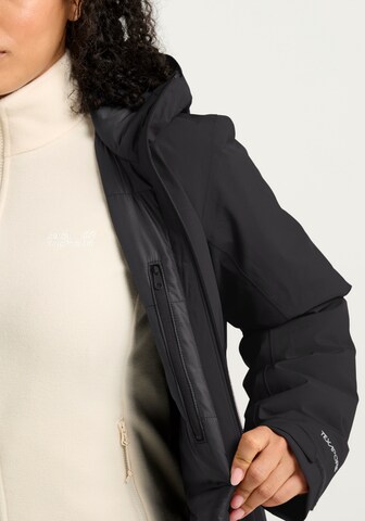 JACK WOLFSKIN Winter Coat in Black