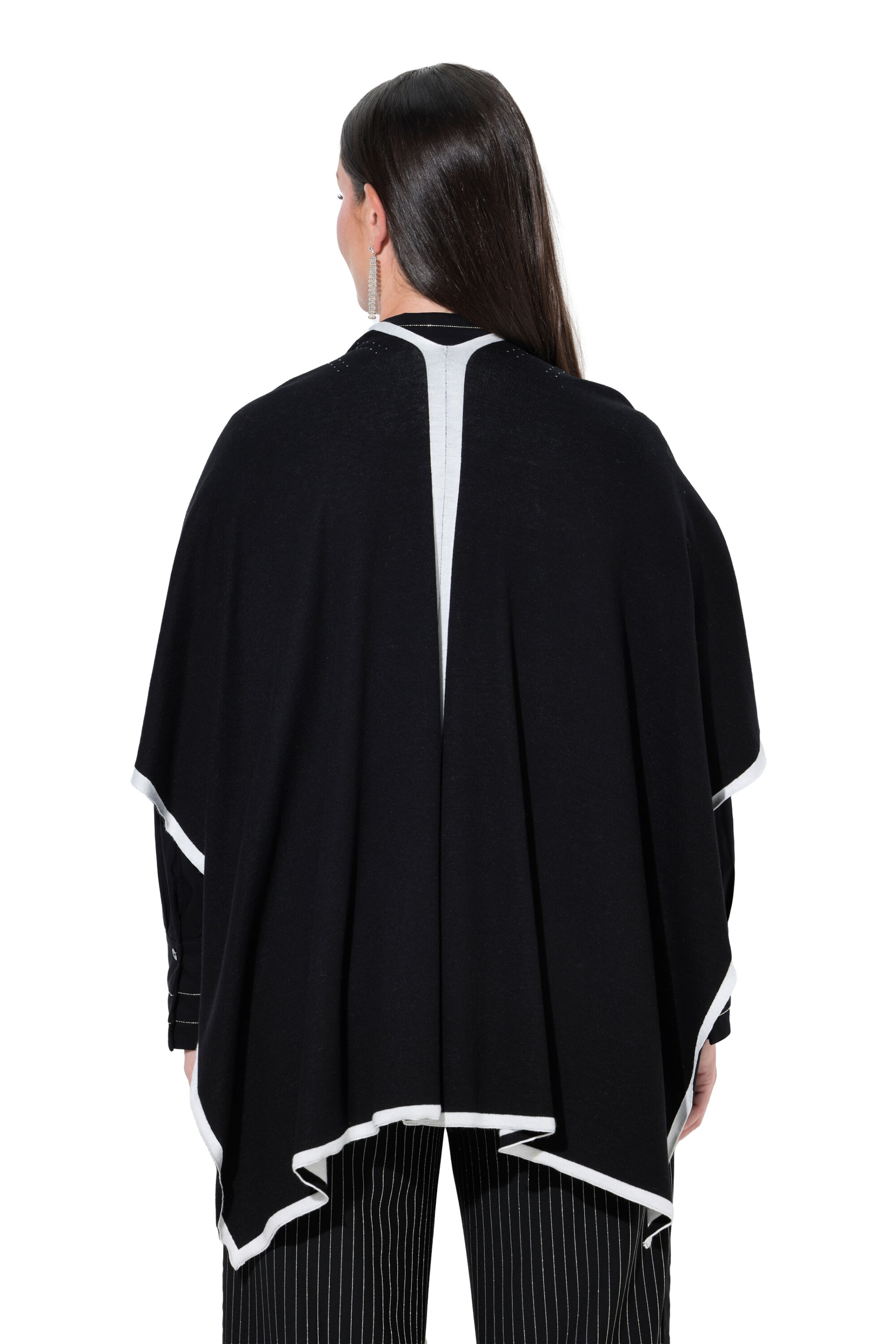 Ulla Popken Strickjacke in Schwarz