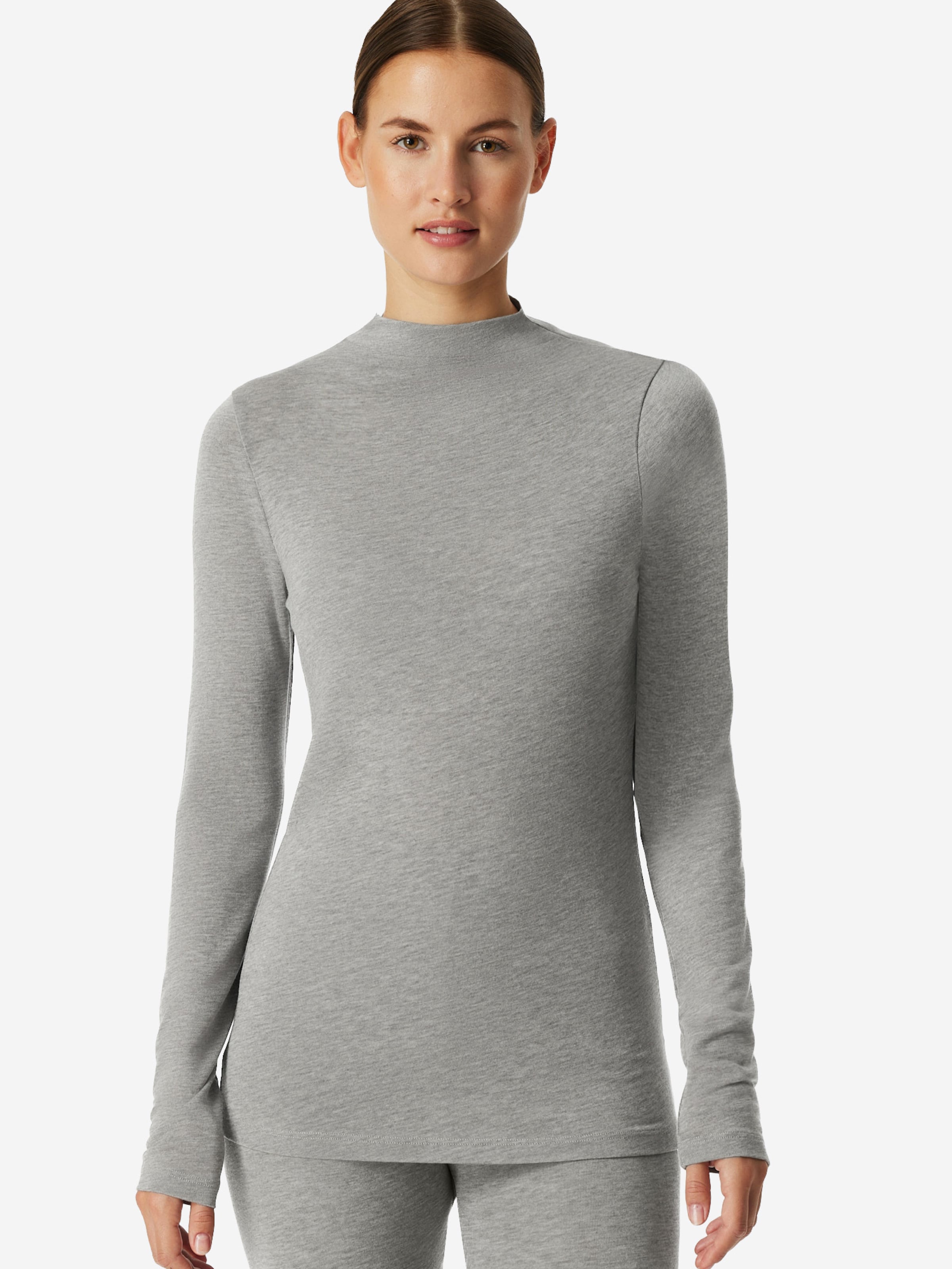 Maillot de corps ' Premium Warming ' SCHIESSER en gris : devant