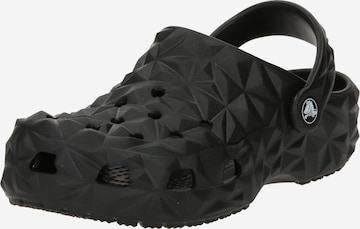 Crocs Ανοικτά παπούτσια 'Classic Geometric' σε μαύρο: μπροστά