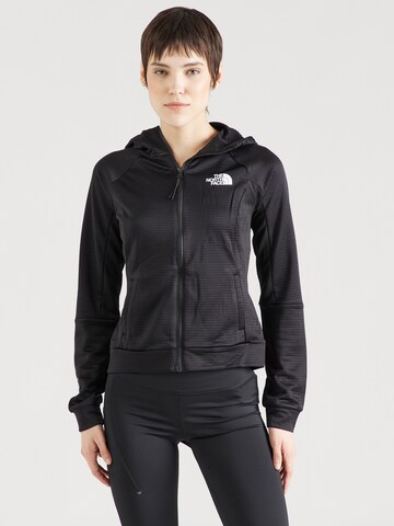 THE NORTH FACE Athletic fleece jacket 'Mountain Athletics' in Black: front