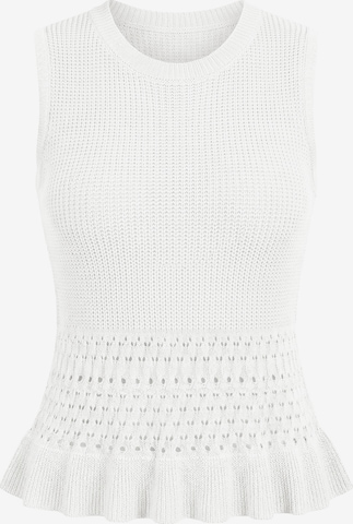 Imily Bela Вязаный топ в Белый: спереди