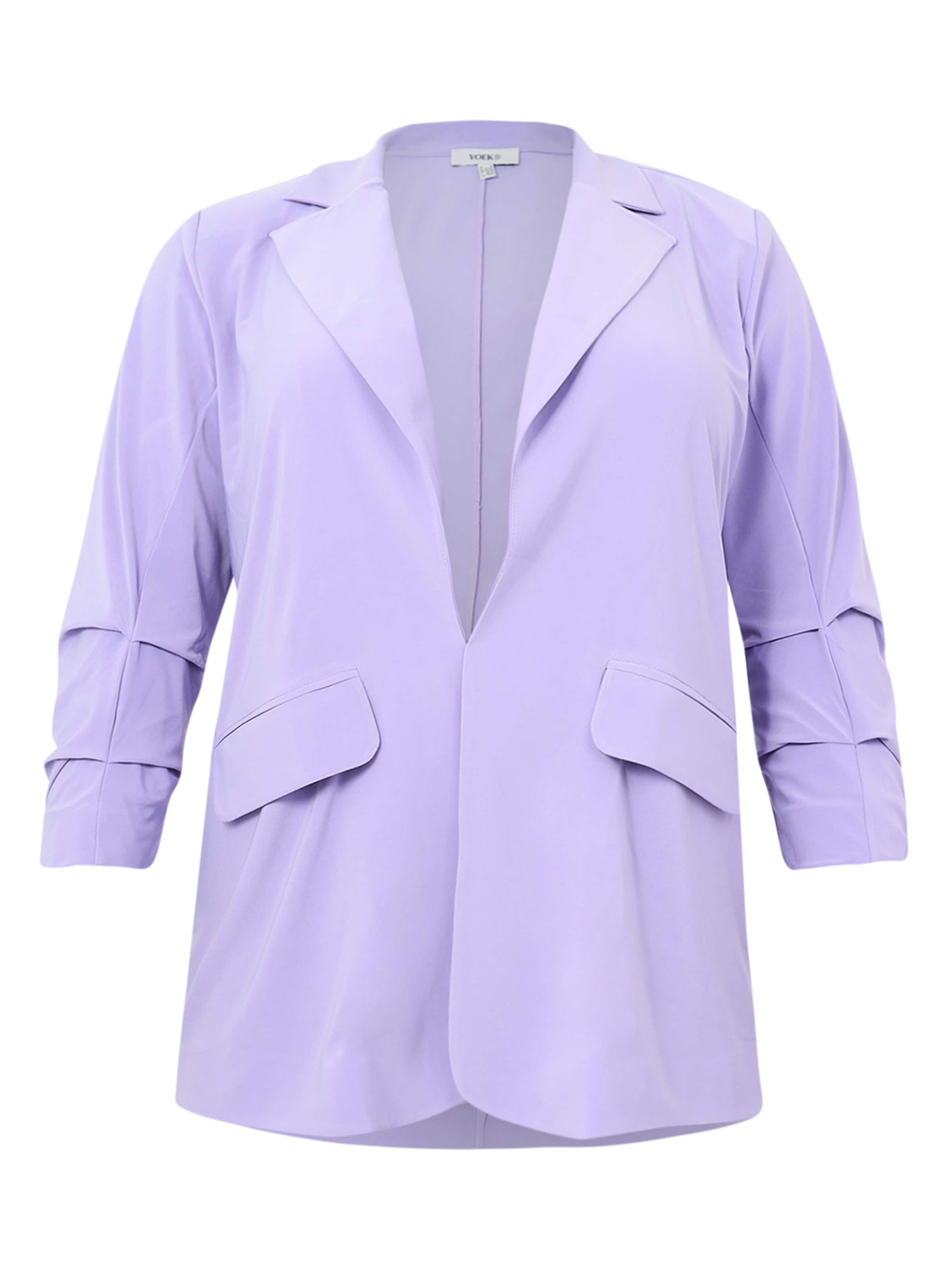 YOEK Blazers in Lila: voorkant
