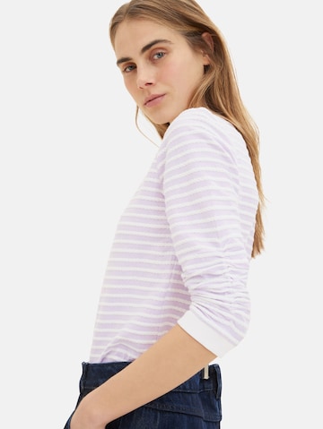 Sweat-shirt TOM TAILOR DENIM en violet