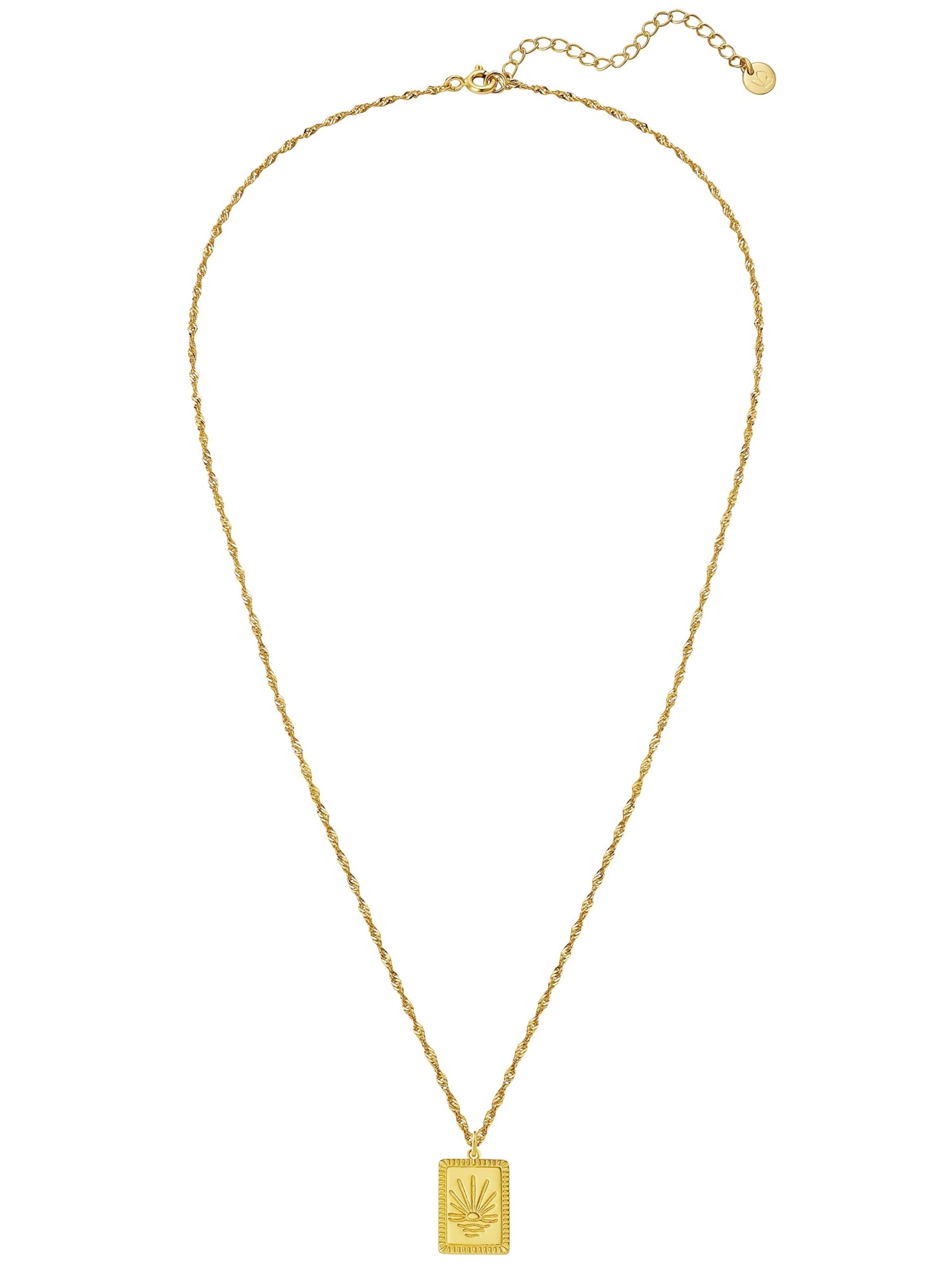 Glanzstücke München Ketting in Goud: voorkant