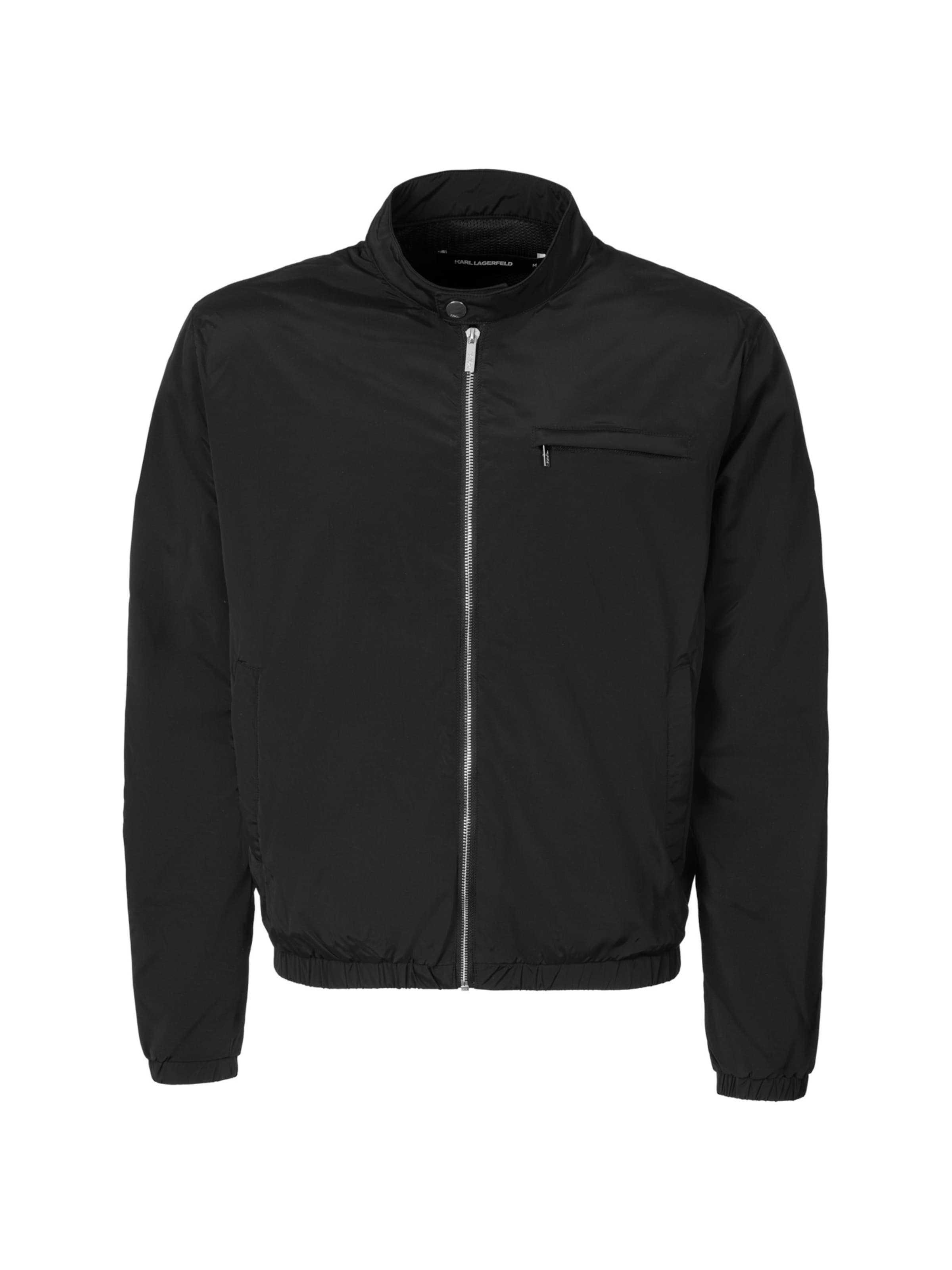 Giacca di mezza stagione Karl Lagerfeld di colore nero, Visualizzazione prodotti