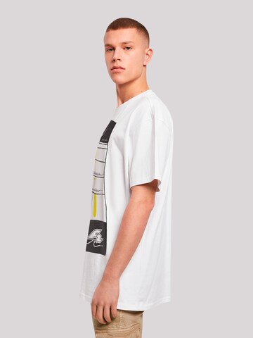 F2 Shirt 'F2 Be Free Surfer Style Sommer' in White