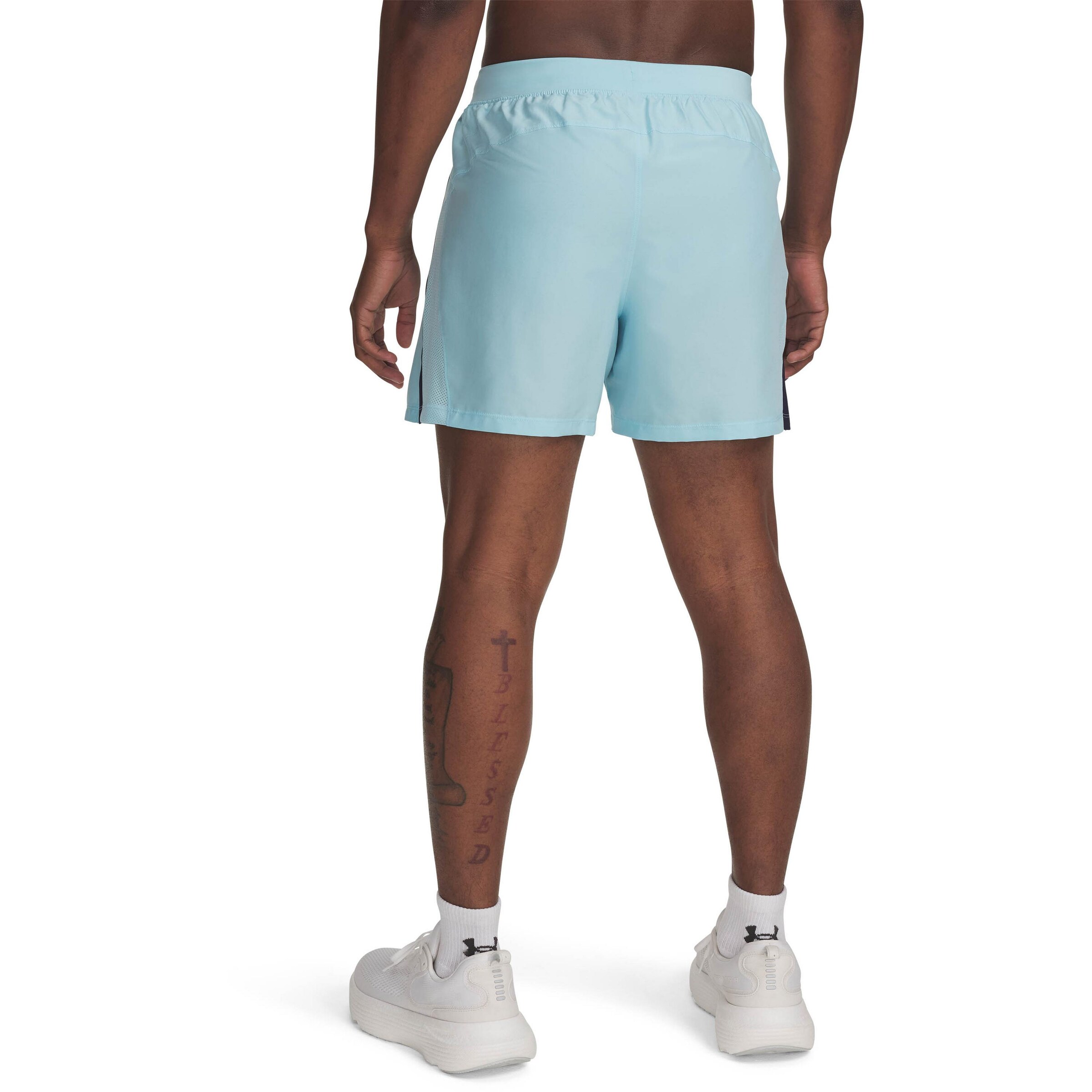 UNDER ARMOUR Regular Workout Pants 'Launch' in Blue