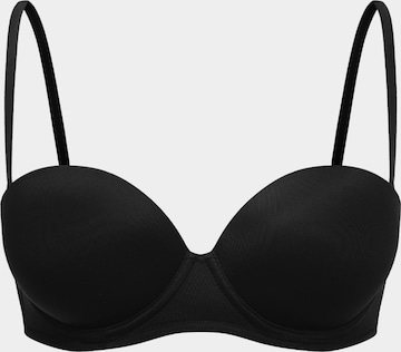 cfab (formerly creamy fabrics) Bra 'Ultra Push-Up BH' in Black: front