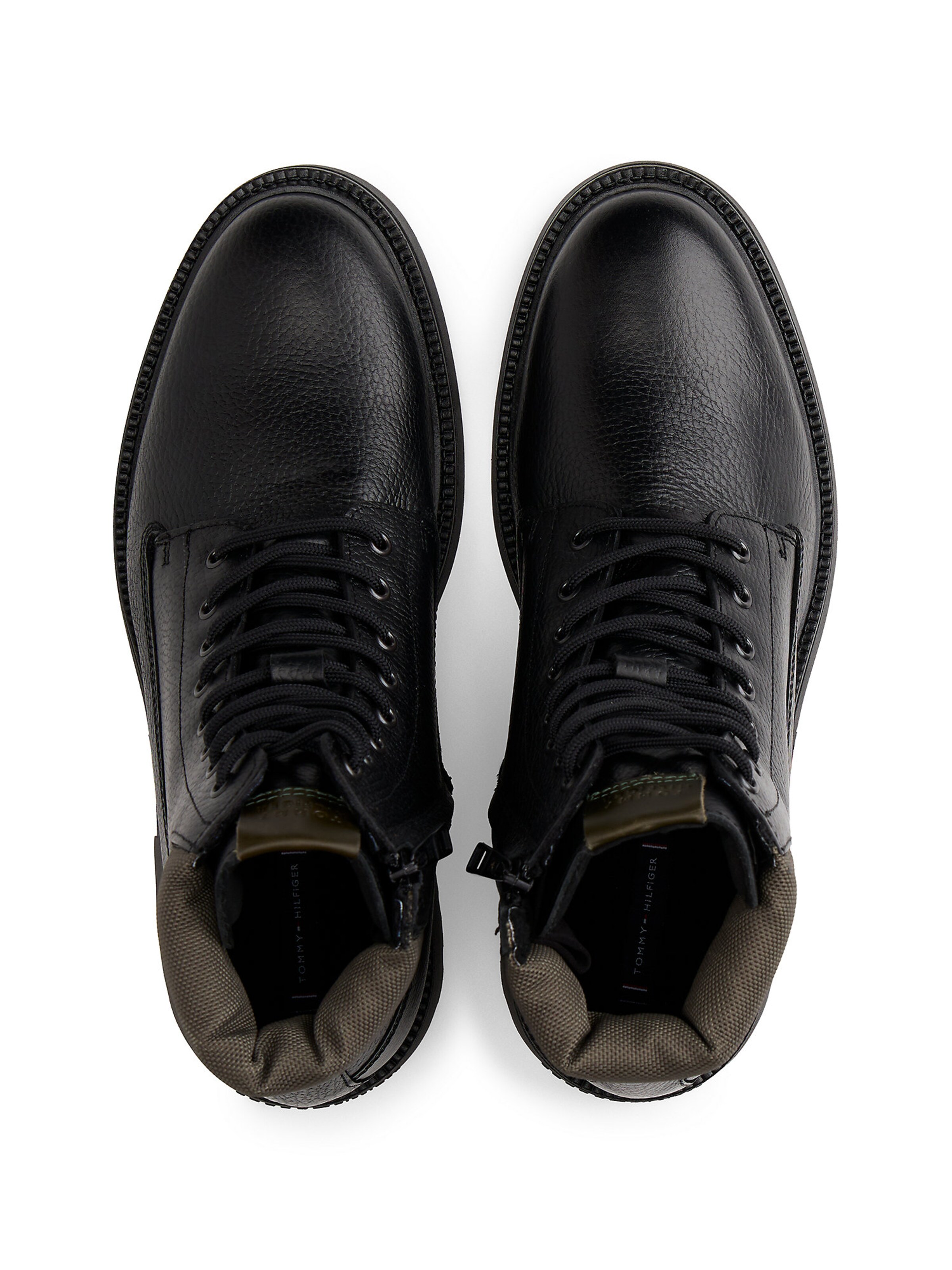 TOMMY HILFIGER Lace-up boots in Black