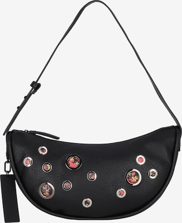 Desigual Shoulder Bag 'Pink Liberty' in Black: front