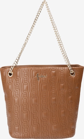 faina Shopper in Brown: front