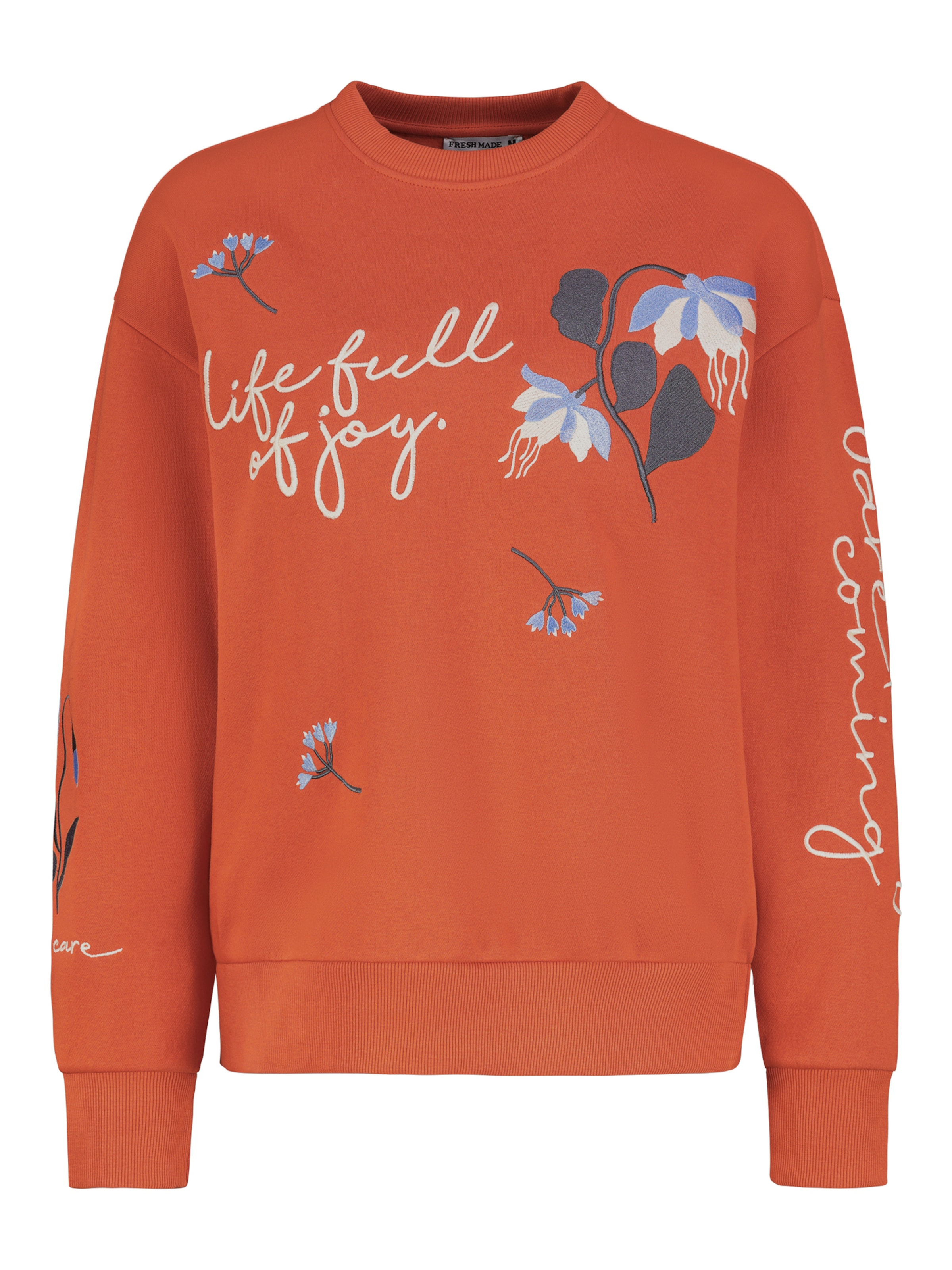 Fresh Made Sweatshirt in Orange: Vorderseite