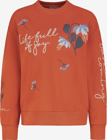 Fresh Made Sweatshirt in Orange: Vorderseite