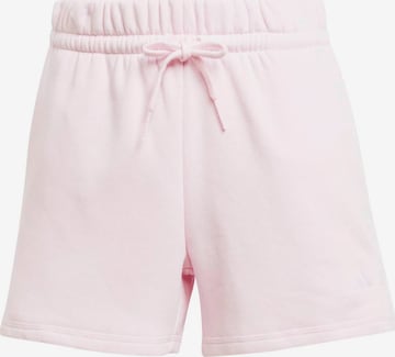 ADIDAS SPORTSWEAR Спортивные штаны в Ярко-розовый: спереди