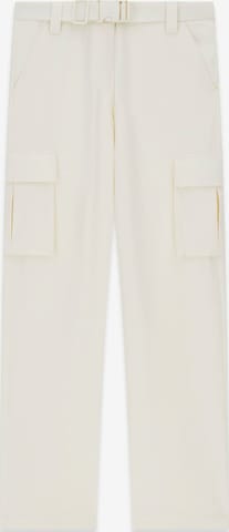 GUESS Cargo Pants in White: front
