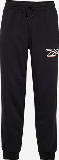 Reebok Pantalon de sport en rose / noir / blanc, Vue avec produit