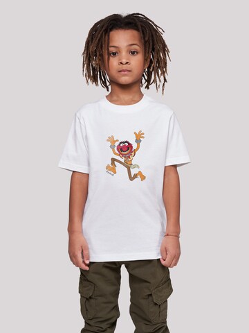 F4NT4STIC Shirt 'Disney Muppets' in Wit: voorkant