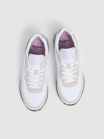 Baskets basses 'London Seal' Pepe Jeans en blanc