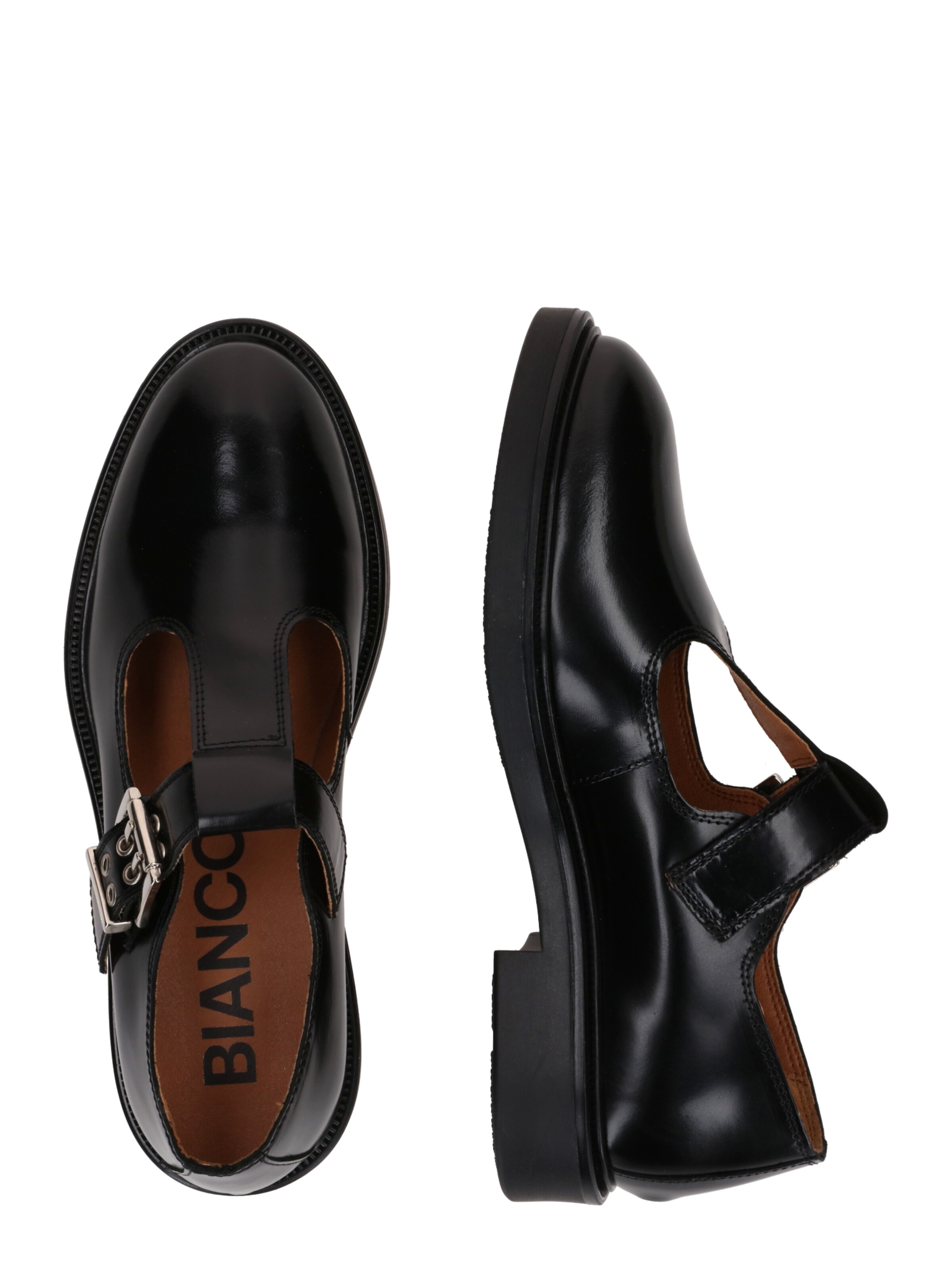 Bianco Ballerina 'Adda' in Zwart