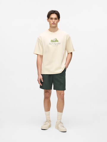 Karl Lagerfeld Тениска в бежово