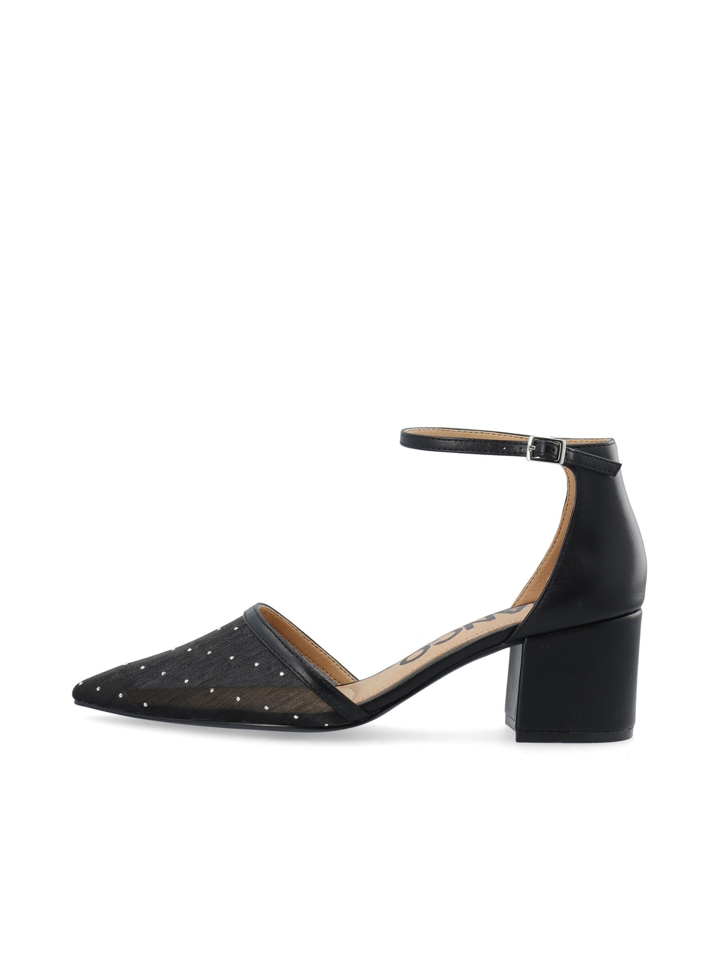 Décolleté 'Devided' di Bianco in nero: frontale