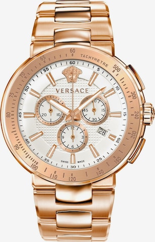 VERSACE Analoog horloge in Goud: voorkant