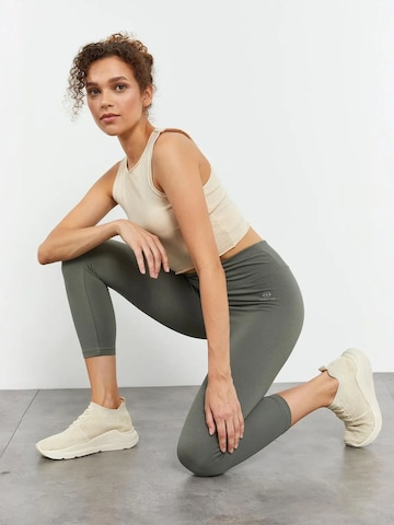 Skinny Leggings 'Gamaschen' di Tommy Life in grigio