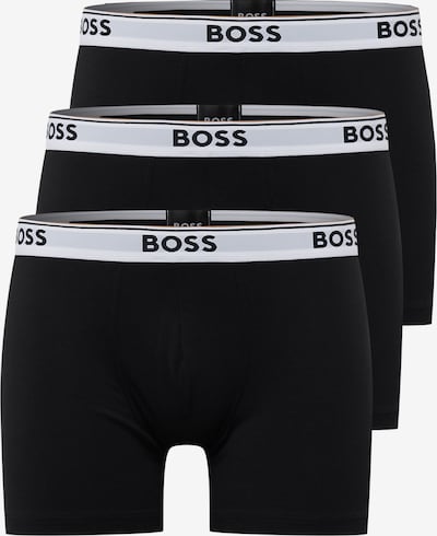 BOSS Orange Boksershorts 'Power' i lysegrå / svart / hvit, Produktvisning