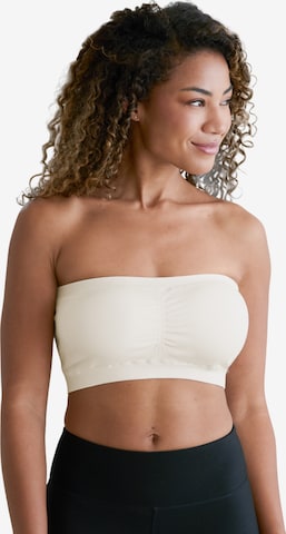 cfab by creamy fabrics Bra in White: front