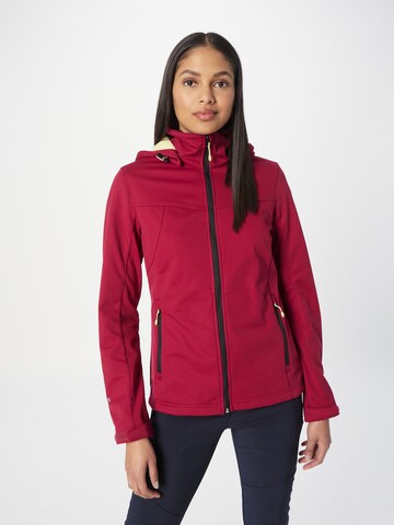 Veste outdoor 'BOISE' ICEPEAK en rouge : devant