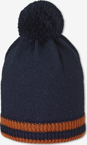 STERNTALER Beanie 'Rand' in Blue: front