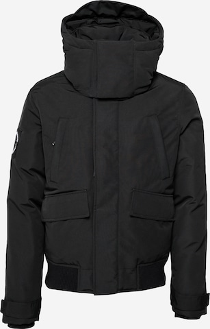 Superdry Between-Season Jacket 'Everest' in Black: front