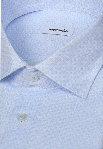 SEIDENSTICKER Slim Fit Hemd in Blau