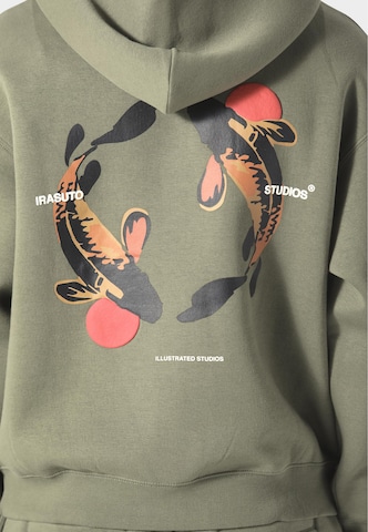 Felpa 'Koi' di Irasuto Studios in verde