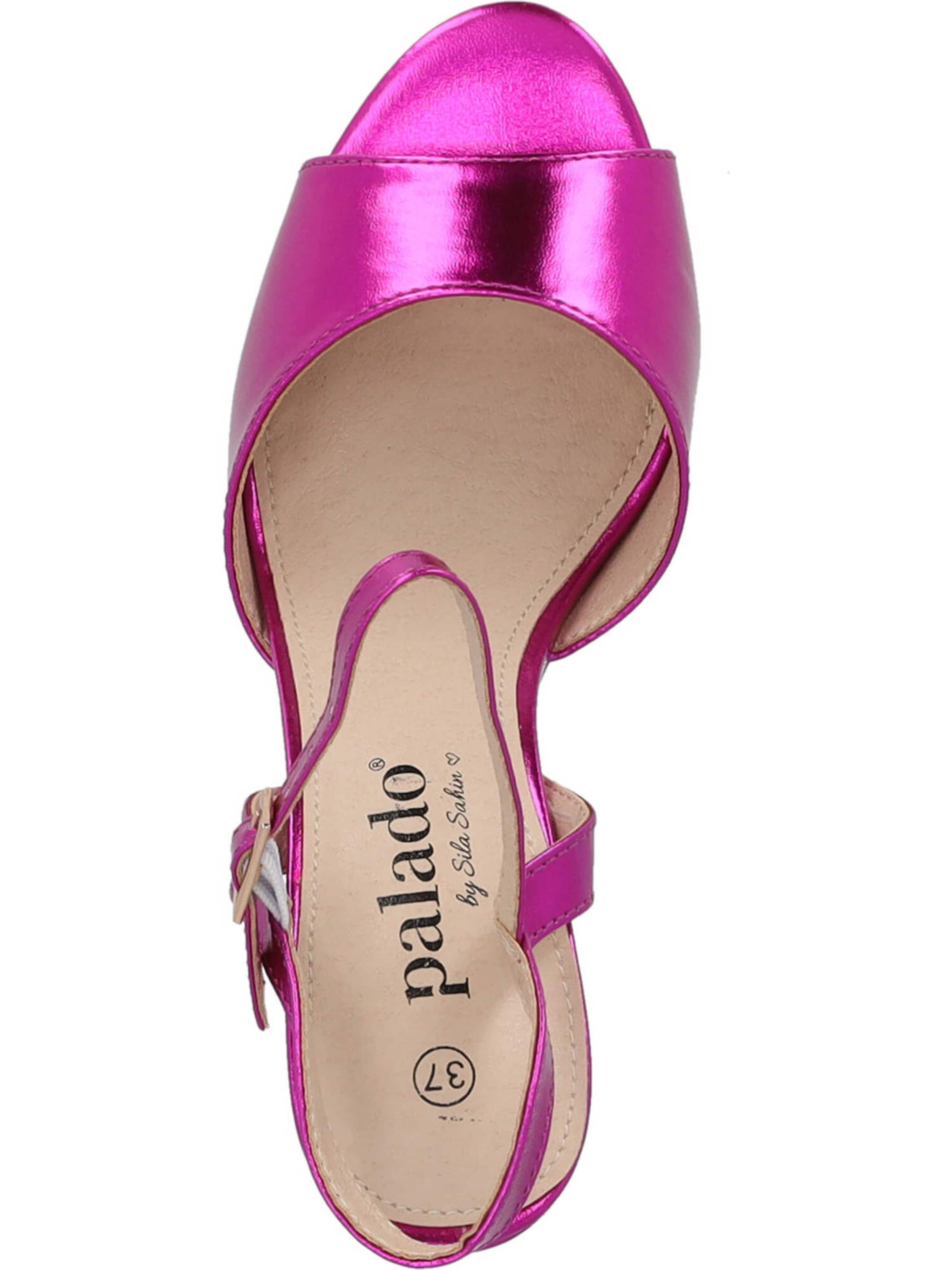 Palado by Sila Sahin Босоножки с ремешком 'Temmi' в Ярко-розовый