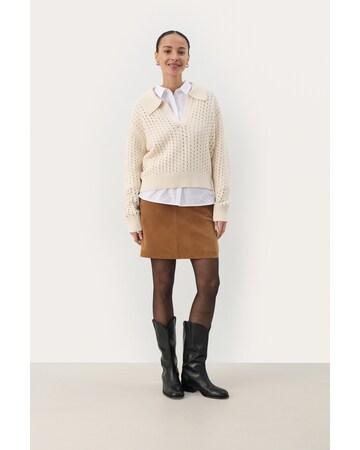 Pull-over 'Naiya' Part Two en blanc
