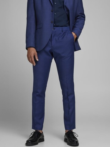 Coupe slim Pantalon à plis 'Solaris' JACK & JONES en bleu : devant