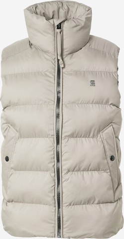 Gilet di G-STAR in grigio: frontale