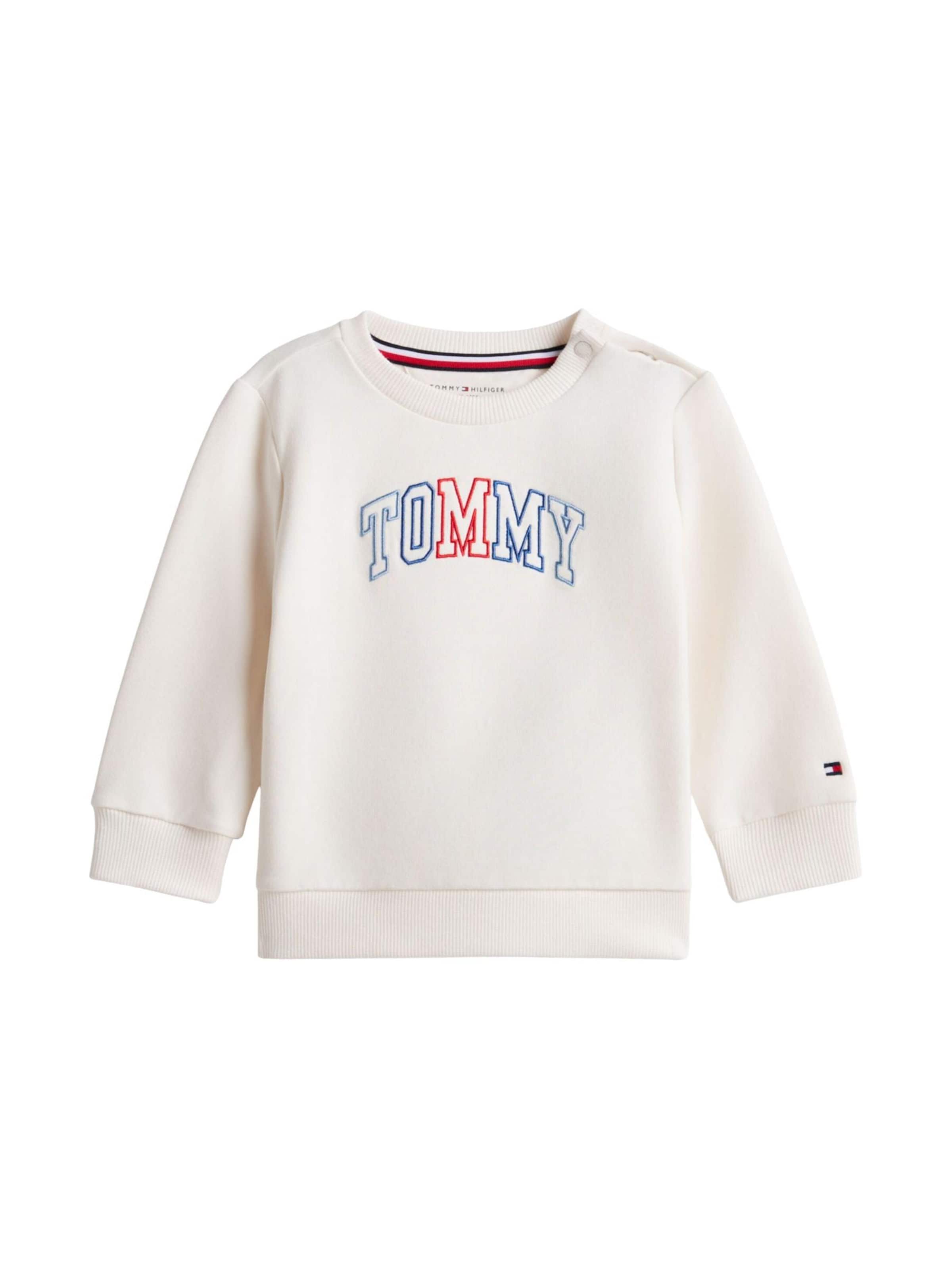 Felpa di Tommy Hilfiger Kids in bianco: frontale