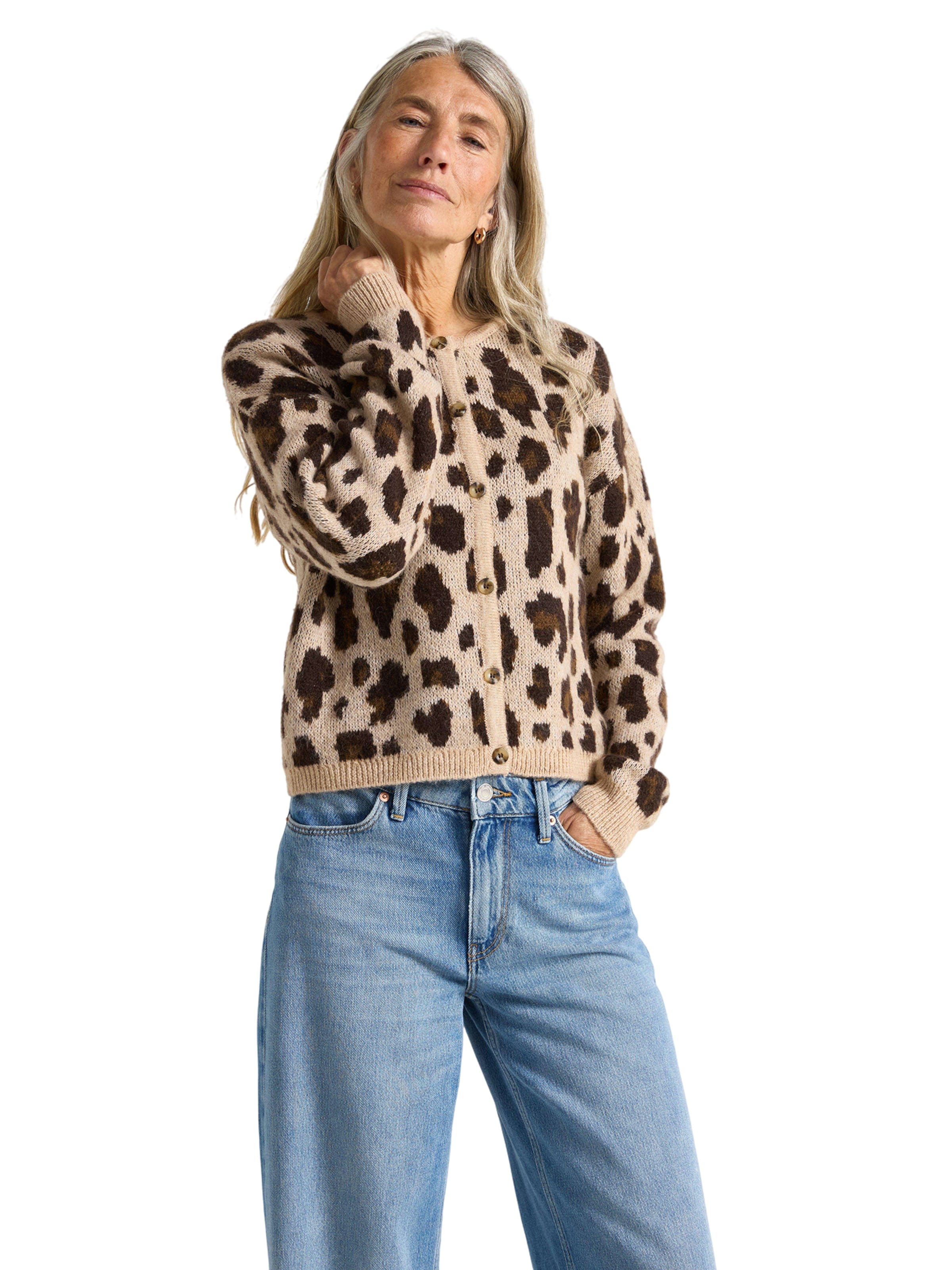 Lindex Neuletakki 'Leone' värissä beige: etupuoli