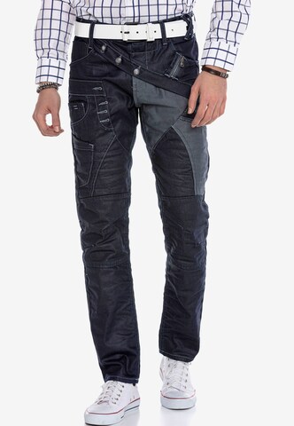 CIPO & BAXX Regular Jeans in Blauw: voorkant